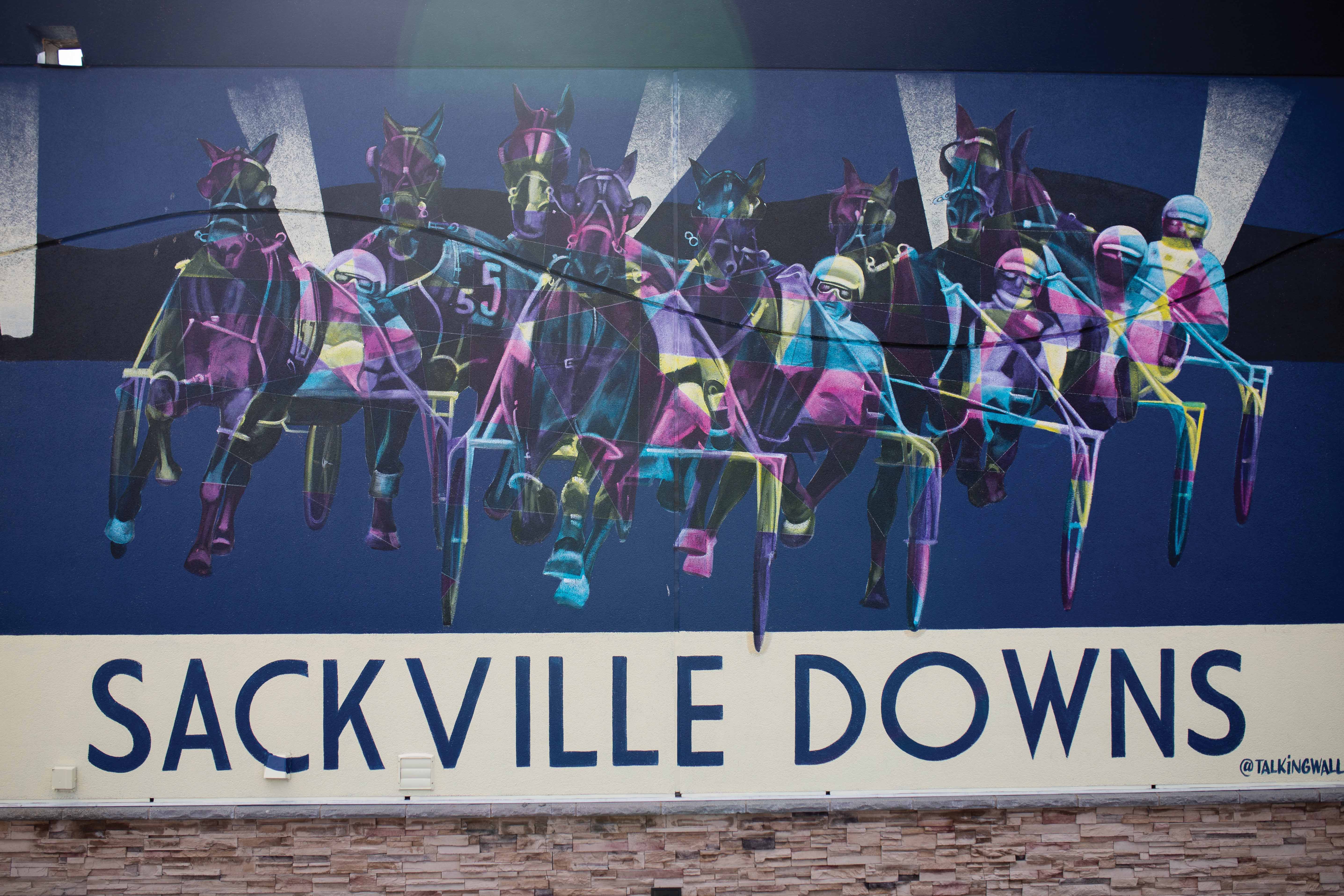 Mural of Sackville Downs